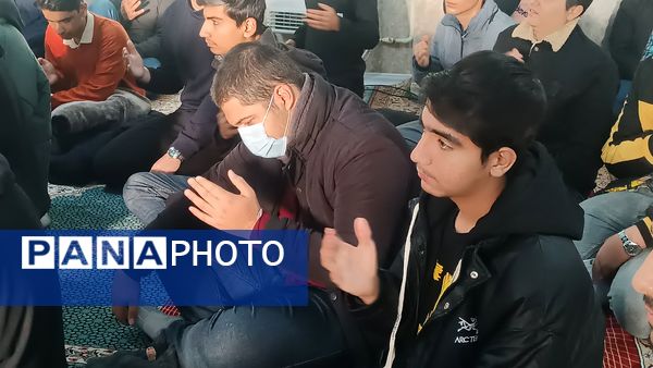 برگزاری زیارت عاشورا در دبیرستان شاهد ابوذر غفاری نیشابور در  اولین هفته  آذر ماه 