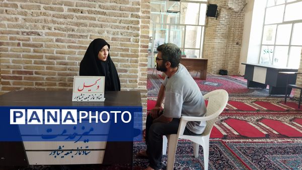 میز خدمت ادارات نیشابور در نماز جمعه 