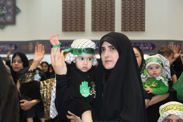 اجتماع بزرگ شیرخوارگان حسینی در حسینیه ثارالله یاسوج