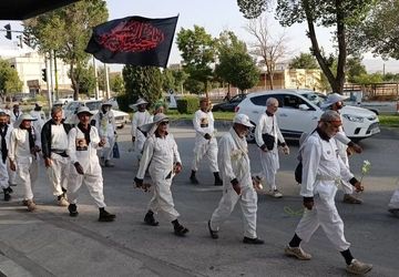 بروجن، میزبان کاروان پیاده انصار الحسین 