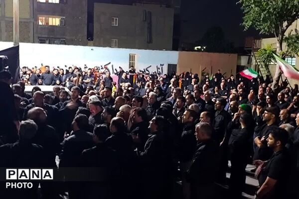 تجمع مردمی شهر صباشهر همزمان با مراسم شام غریبان  