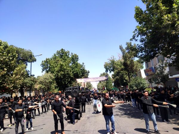 مراسم عزاداری عاشورای حسینی در شهرستان نیشابور 