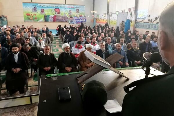مراسم بزرگداشت حماسه ۹ دی در شهرستان بیضا