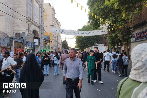 جشن ولایت در خیابانی که به نام غدیر نام گرفت