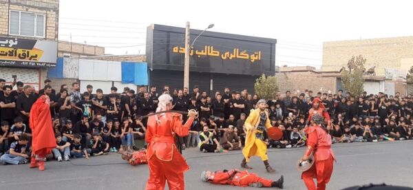 برگزاری مراسم تعزیه‌خوانی در منطقه نیروگاه قم