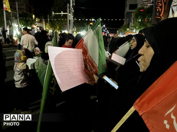 تجمع و راهپیمایی پرشور مردم ساوجبلاغ 