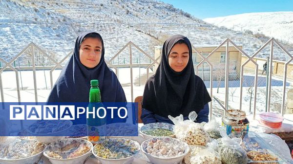 بازارچه کسب و کار دانش‌آموزی مدرسه الزهرا شهرستان مارگون