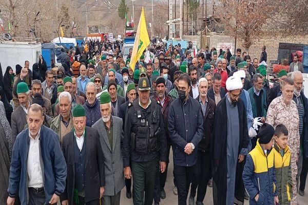 راهپیمایی یوم‌الله ۲۲بهمن ماه،  سالگرد ۴۷سالگی انقلاب اسلامی در شهر بار