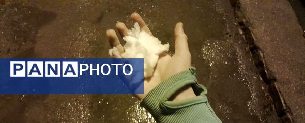 بارش برف پاییزی در شهرزیبای بار نیشابور 