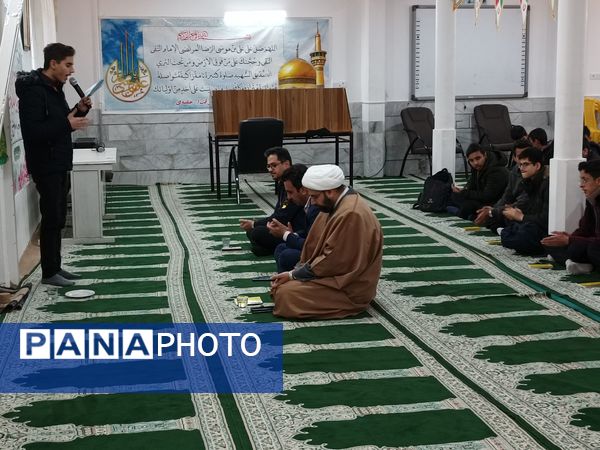 جشن ولادت باسعادت حضرت مهدی (ع) در دبیرستان نمونه آیت‌الله خامنه‌ای