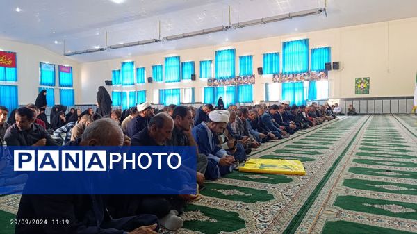 اجتماع بزرگ مردم دیشموک در محکومیت شهادت مظلومانه سید حسن نصرالله