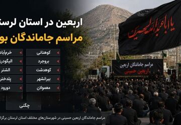 پیادرویی جاماندگان اربعین در شهرستان‌های لرستان