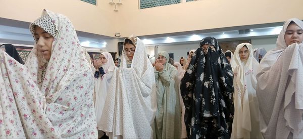 اعتکاف دانش‌آموزان در شهرستان ساوجبلاغ 