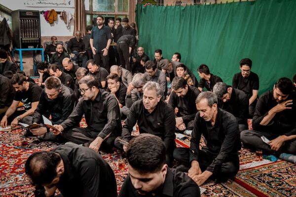 مراسم سوگواری شهادت امام رضا (ع) در شهر رباط‌سنگ 