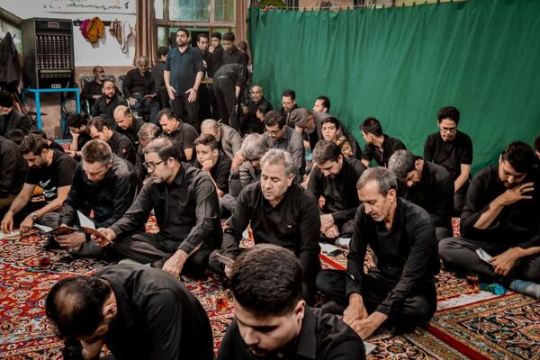 مراسم سوگواری شهادت امام رضا (ع) در شهر رباط‌سنگ 