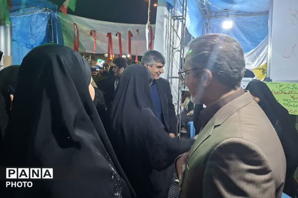 مراسم چهلمین روز شهادت دانش آموزان مدرسه شجره طیبه میناب در پردیس