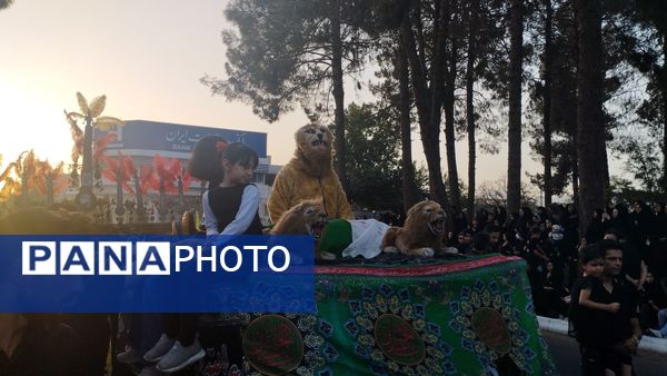 مراسم عزاداری عصر عاشورا در خلیل آباد 