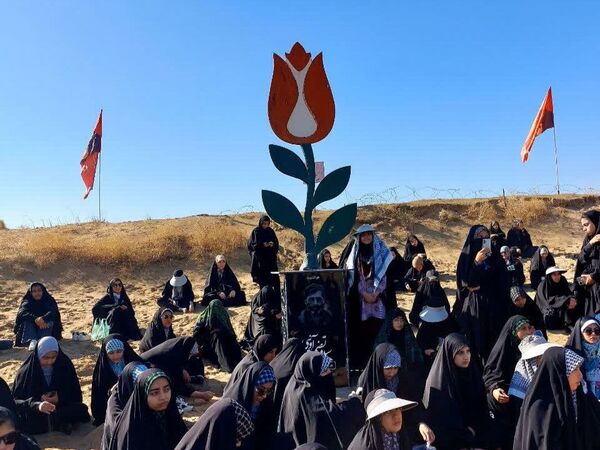 سفر دانش‌آموزان دختر ناحیه۶ مشهد به راهیان نور