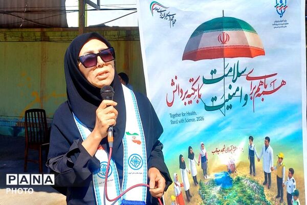 هفته سلامت در ورامین: جشنی برای سلامتی با حضور دانش‌آموزان، فرهنگیان و هلال احمر