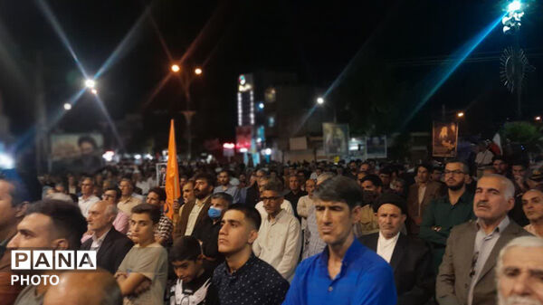 نود و پنجمین شب استقامت در کوهدشت