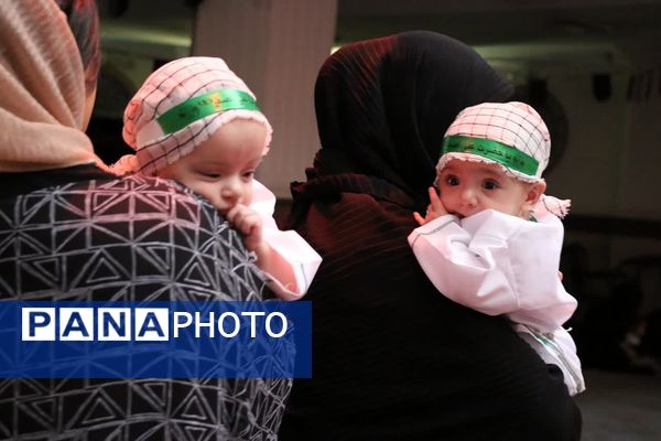مراسم شیرخوارگان حسینی در منطقه پردیس 