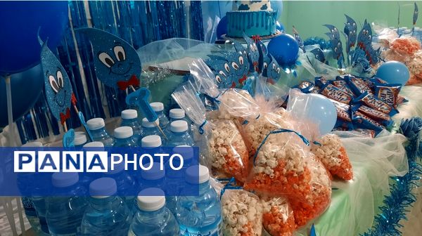 برپایی جشن آب در دبستان سرافراز ناحیه۷ مشهد 