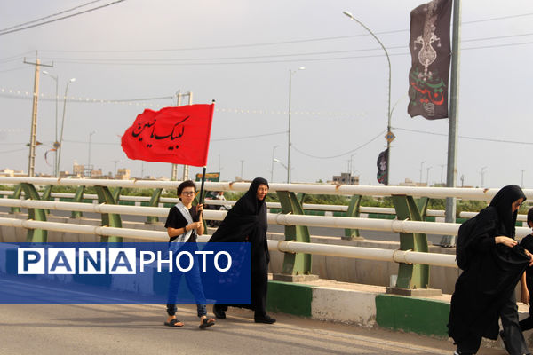 پیاده‌روی خانوادگی جاماندگان اربعین حسینی(ع) در قم