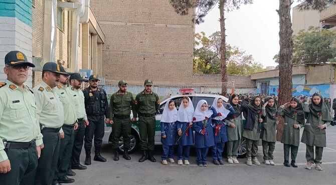 دبستان سعدی در قاب امنیت و مهربانی