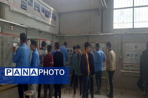 بازدید از هنرستان فنی حرفه‌ای دکتر علی شریعتی نیشابور