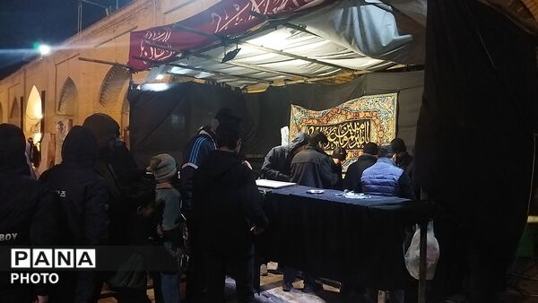 گذری بر موکب مسجد جامع در دومین شب قدر 