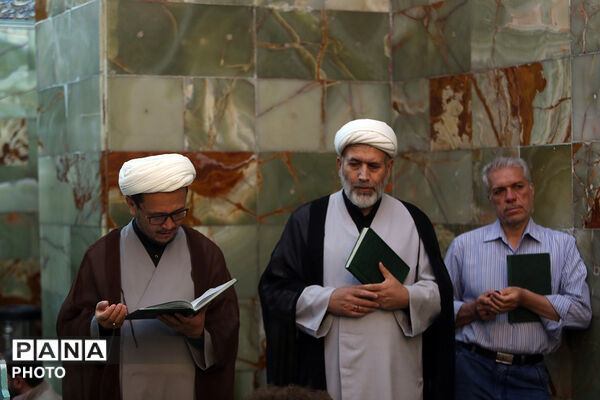 مراسم سالروز شهادت امام جواد(ع) در حرم بانوی کرامت