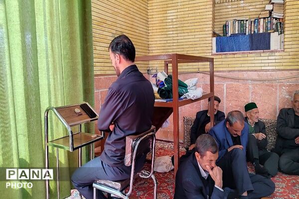 مراسم عزاداری شهادت امام جعفر صادق علیه السلام در حسینیه شهربار