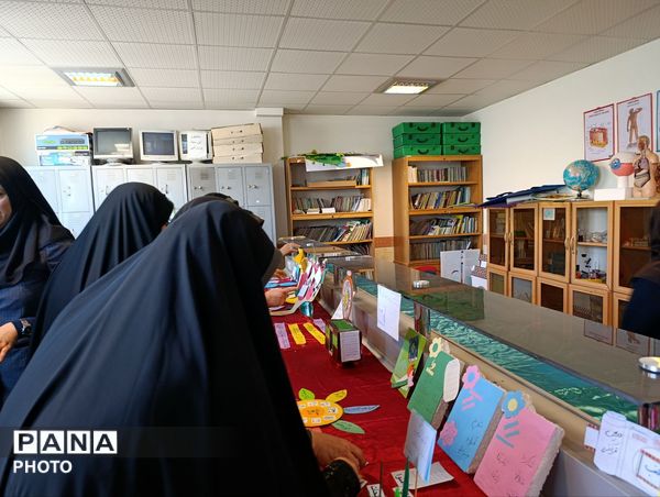 برپایی نمایشگاه دست سازه‌های قرآنی «طرح اتقان» در دبستان ابن سینا  ناحیه 3 کرج 