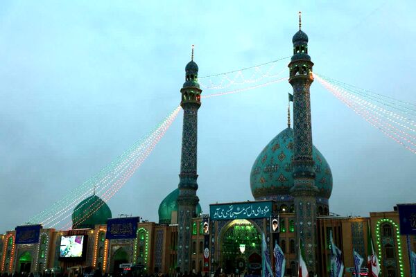 حال و هوای مسجد جمکران قبل از برپایی جشن‌ نیمه شعبان