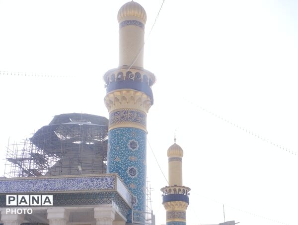 قاب های دیدنی از حرم سید محمد(ع) عموی حضرت صاحب‌الزمان(عج) در شهر بلد عراق