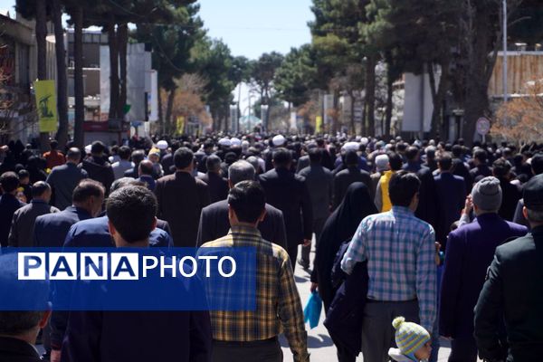 طنین فریاد قدس در خیابان‌های تربت حیدریه 