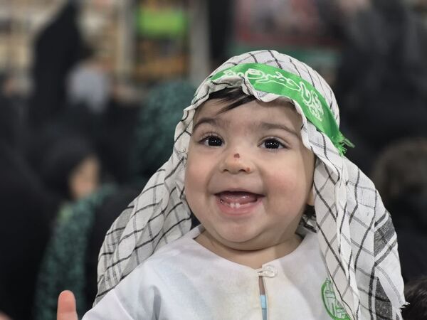 مراسم شیرخوارگان حسینی در بلده
