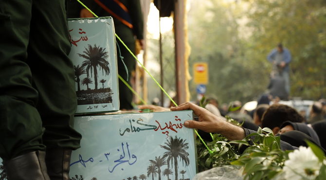 تهرانی که در عزاى بانوى دو عالم و بدرقه شهداى گمنام یکدل شد