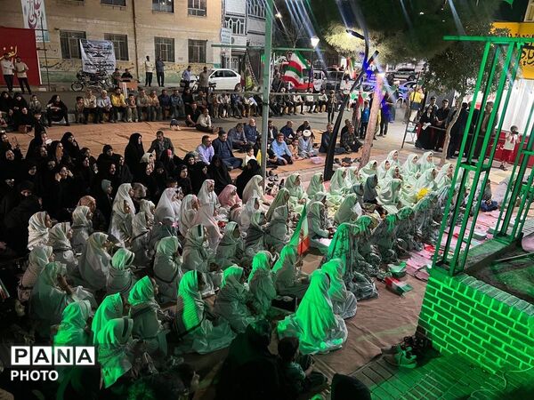 شکوفایی درحریمِ عشق؛ جشنِ فرشته‌ها در میدانِ نجفیه زاوه