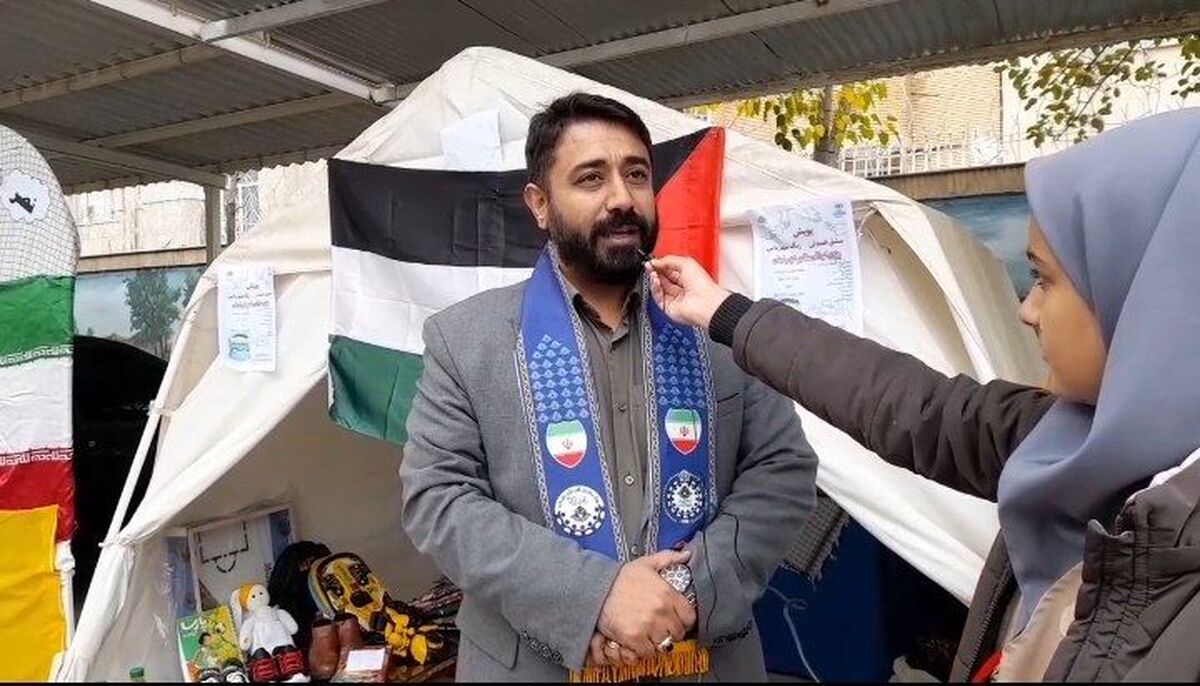 دانش‌آموزان ناحیه 7 مشهد در کنار مردم مظلوم غزه و لبنان هستند
