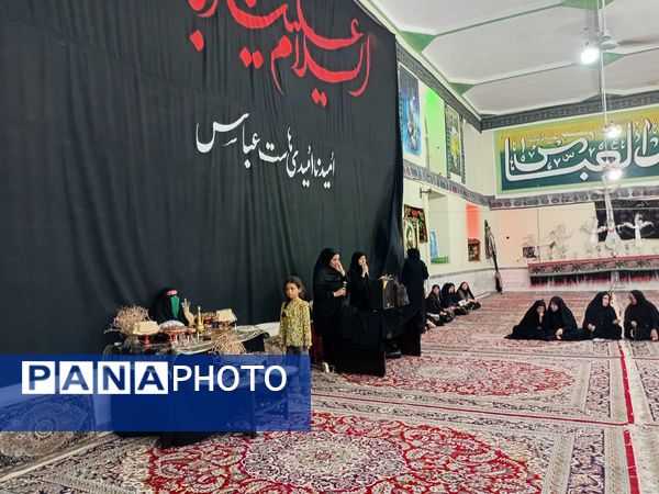 مراسم شام غریبان حضرت رقیه(س) در روستای عارف آباد