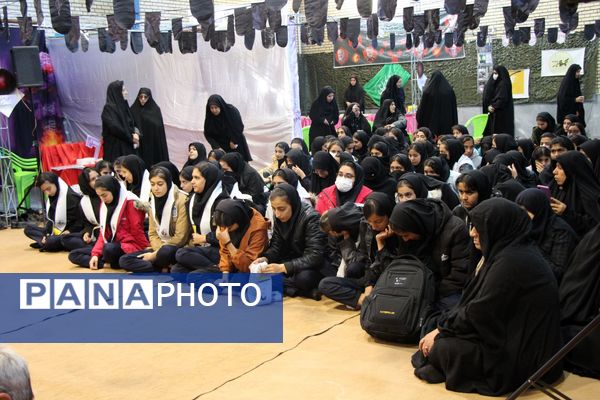 یادواره شهدای دانش‌آموزی سامان در ایام فاطمیه 