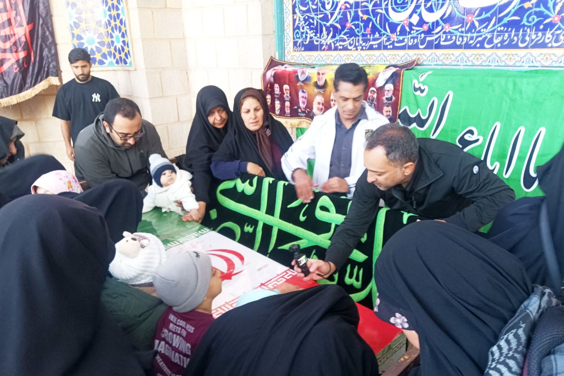 دانش‌آموزان کوهنورد دبستان شاهد حیات زائر شهید گمنام شدند