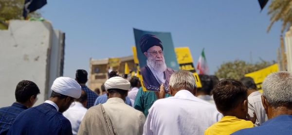 راهپیمایی روز قدس در جزیره هرمز‌