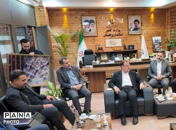 دیدار رئیس و اعضای هیات رئیسه فدراسیون دوومیدانی با استاندار گلستان