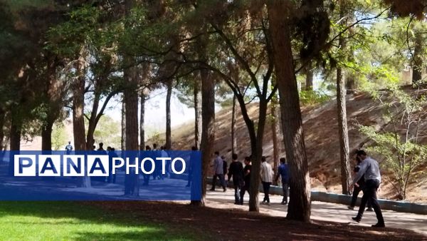 بازدید دانش آموزان پایه دهم دبیرستان شاهد ابوذر غفاری از سد اردوگاه باغرود 