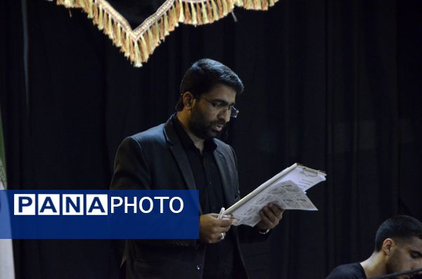 مراسم شب نهم محرم در هیئت فرهنگیان  نیشابور