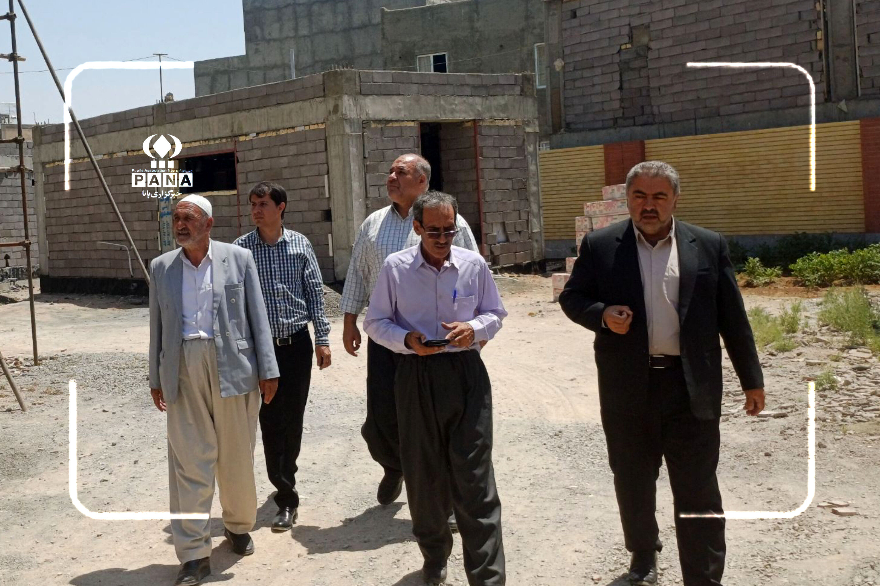 بازدید ویژه از پروژه ۱۶ کلاسه شهرک بهاران دهگلان با تأکید بر تسریع ساخت مدارس