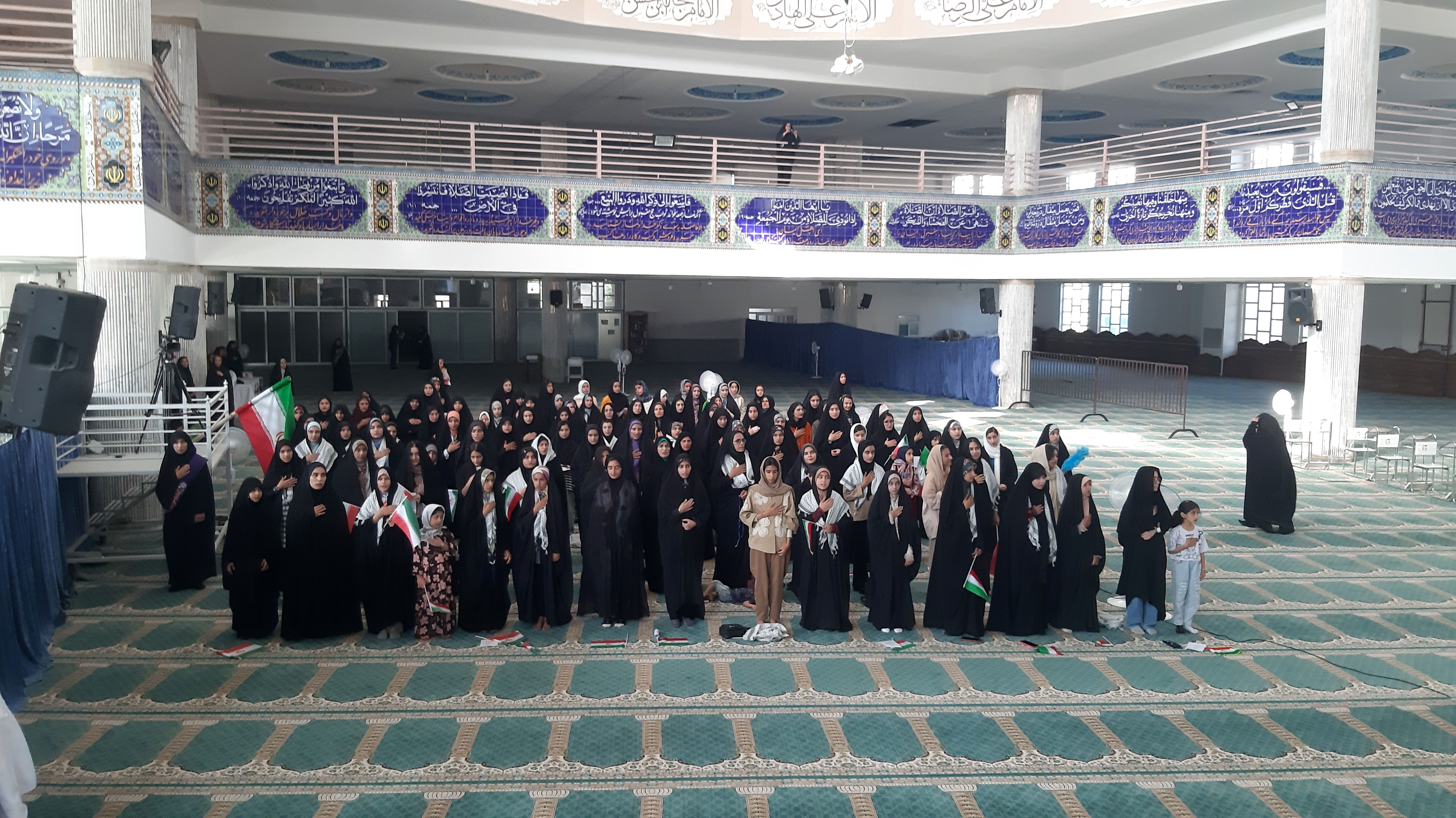 هیات دخترانه این‌بار از نوع حماسی در شهرستان لردگان