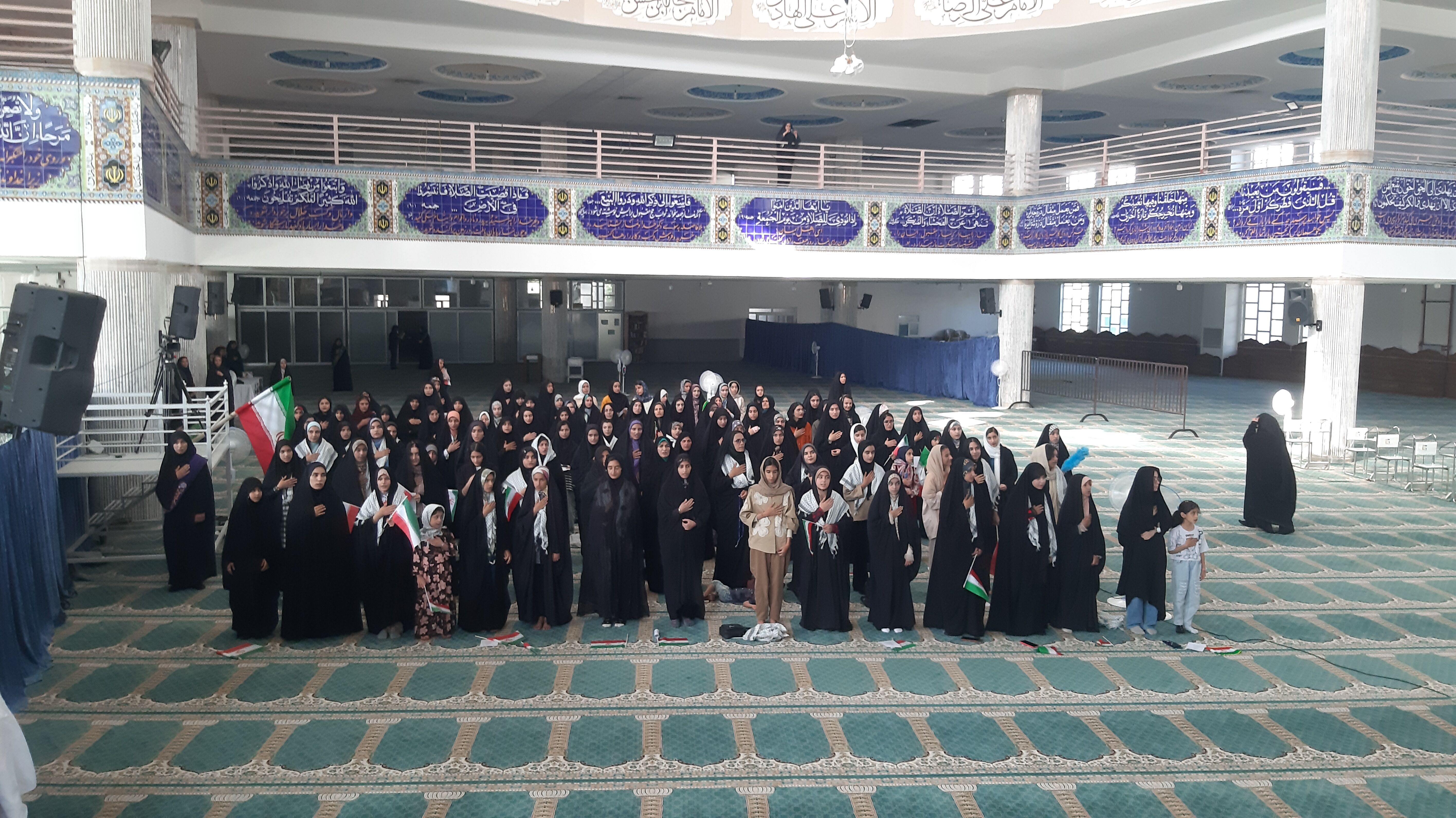 هیات دخترانه این‌بار از نوع حماسی در شهرستان لردگان